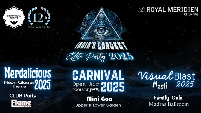 2025 Elite Party at Le Royal Méridien Chennai