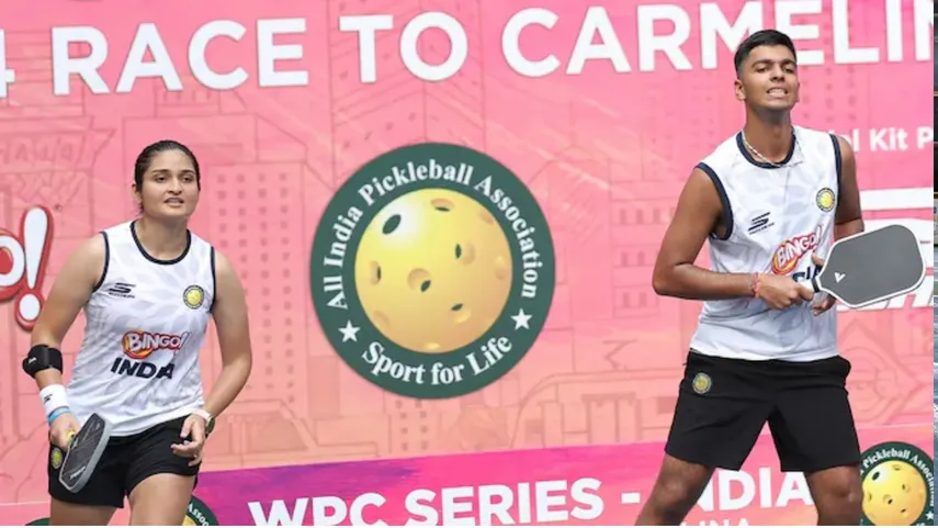 Indian pickleball players