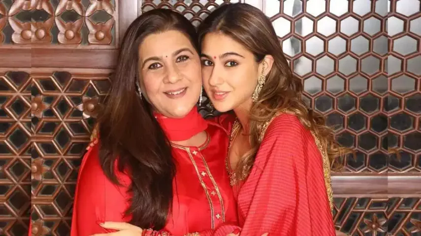 Sara Ali Khan and Amrita Singh