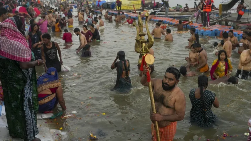  Amrit Snan at Maha kumbh 
