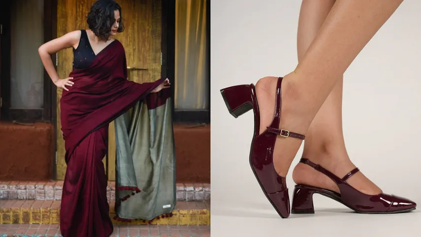 Spring colour burgundy