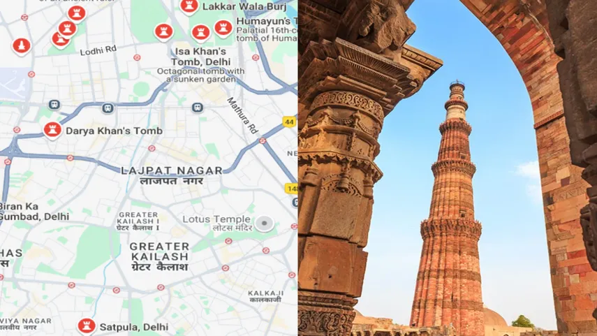 most historical places in Delhi