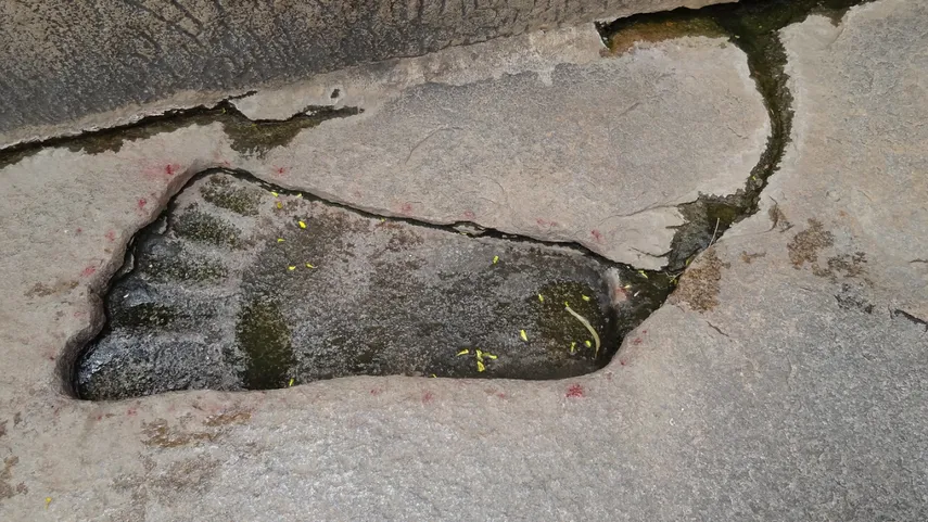 Sita Footprint in Lepakshi 