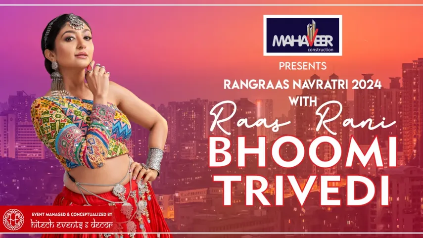 Rang Raas Navratri 2024 with Bhoomi Trivedi