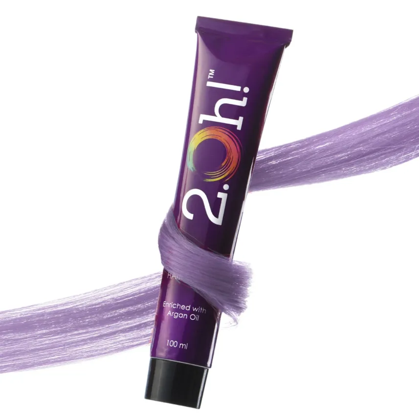 diy hair colour purple