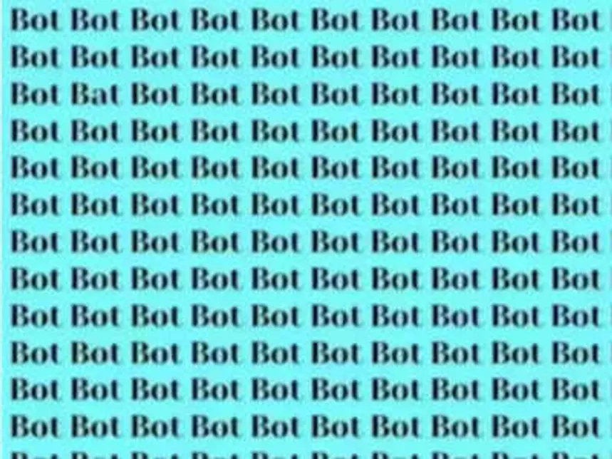 Find 'Bat' in the 'Bot' crowd in 6 seconds: the spelling is easy, just hard to spot