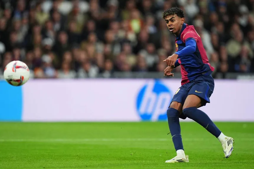 Lamine Yamal scored his first El-Clasico goal - sportzpoint.com