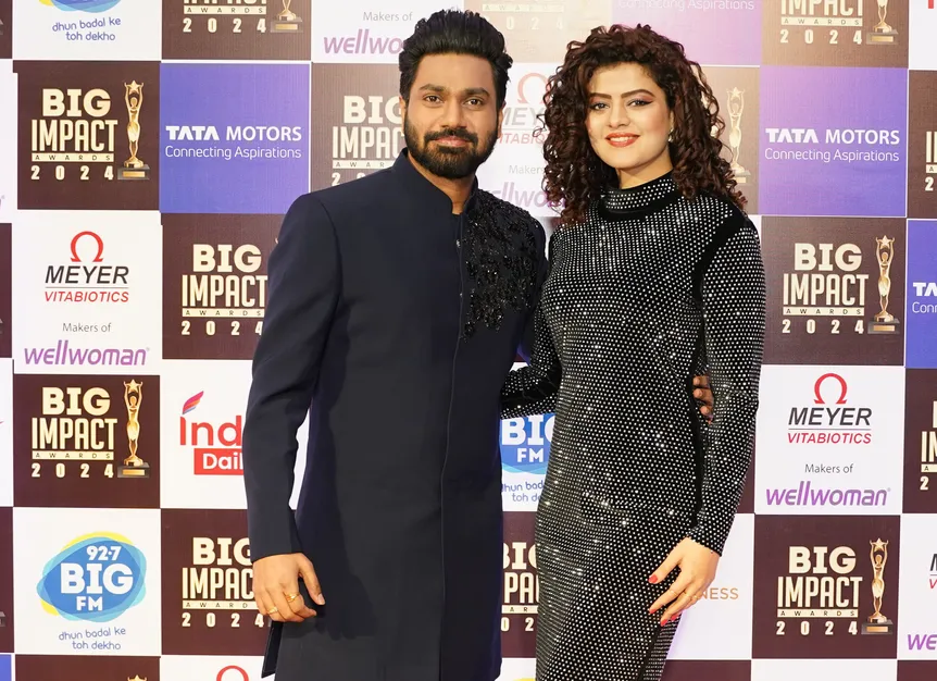Mithoon and Palak Muchhal at BIG FM's BIG IMPACT Awards 2024.JPG