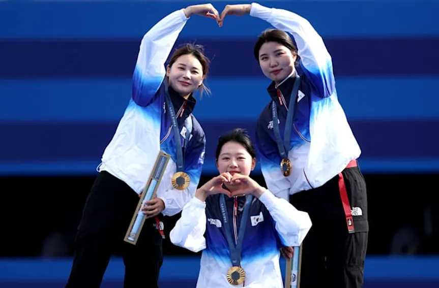 Archery: Republic of Korea win women's team gold! - Paris Olympics - sportzpoint.com