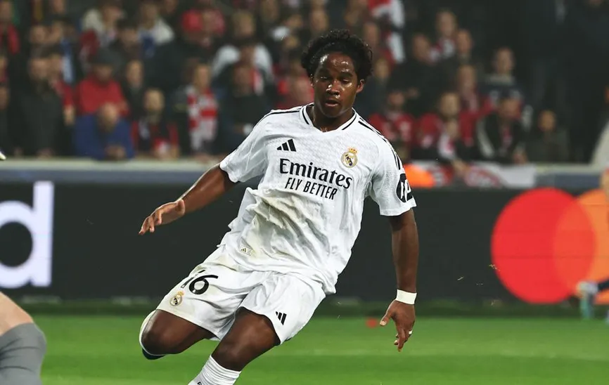 At 18 years and 73 days old, Endrick is the youngest player to start a match in the UEFA Champions League proper for Real Madrid. - sportzpoint.com