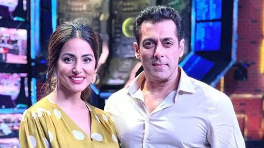 BB13: बिग बॉस के घर में नजर आएंगी हिना खान, सलमान के साथ शेयर की फोटो - big  boss 13 hina khan shares picture with salman khan tmov - AajTak