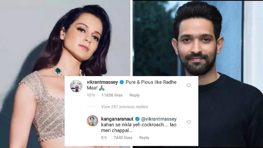 Netizens Revisit Kangana Ranaut's 'Cockroach' Comment For Vikrant Massey,  Following Her Public Praise Over His 12th Fail Act