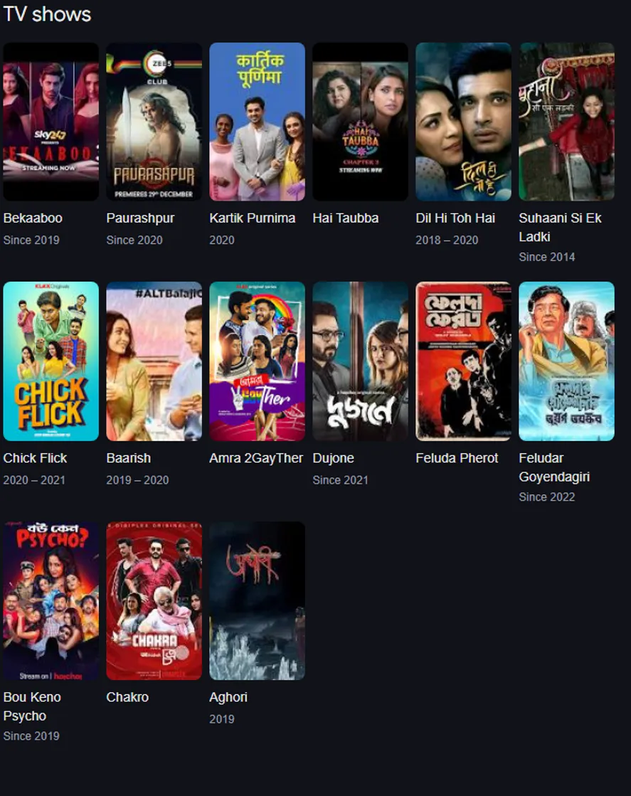 poulomi das tv shows