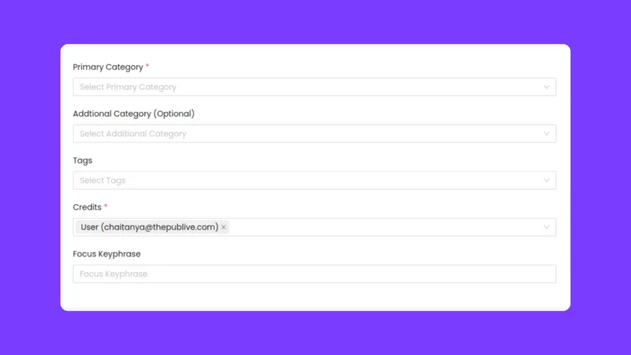 Properties Fields