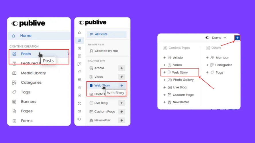 Web Story Creation