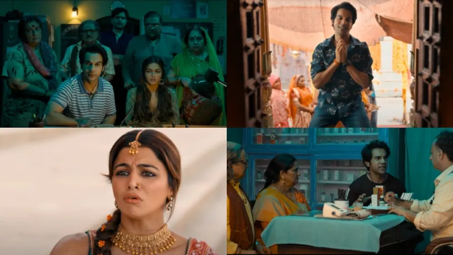 Bhool Chuk Maaf Trailer Launch Rajkummar Rao and Wamiqa Gabbi are too good in producer Dinesh Vijan pre wedding haldi ruckus