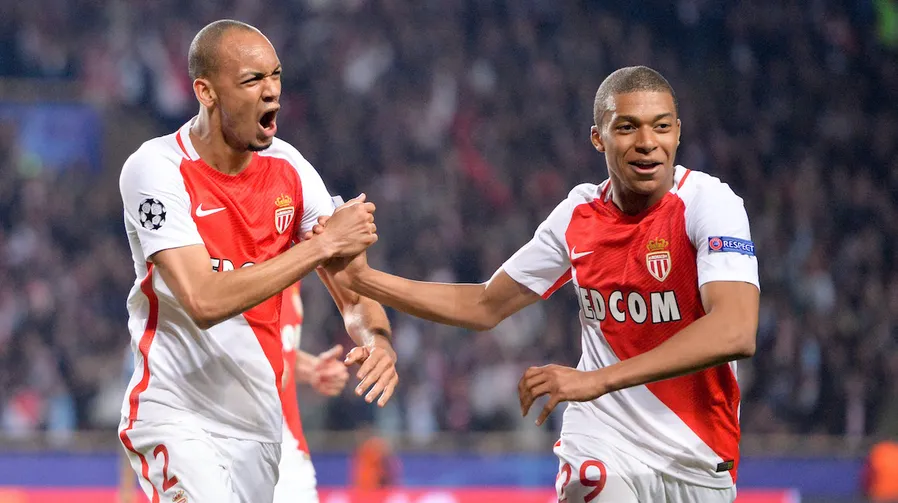 Kylian Mbappe playing for AS Monaco - sportzpoint.com