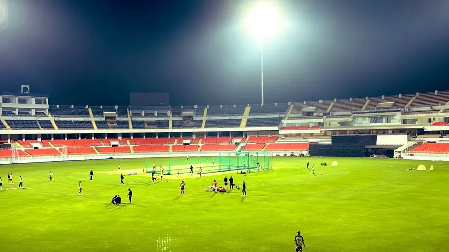 Mullanpur Stadium-Herringbone drainage system-sportzpoint.com
