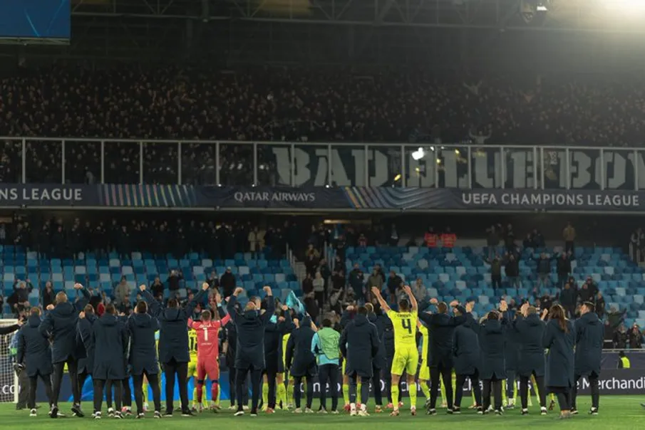 DNK Dinamo celebrate champions League win- Sportz Point.com