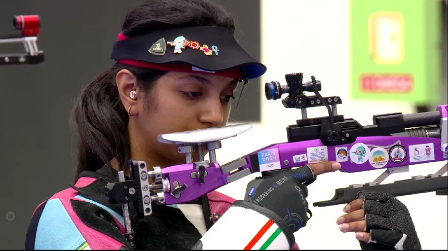 Ramita Jindal had to exit from the 10m Air Rifle women's final. She finishes in number seventh position with 145.3 points.  -- sportzpoint.com