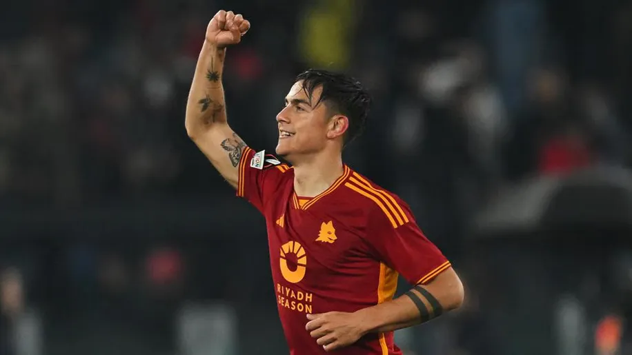 Paulo Dybala scored in the second leg against AC Milan to take AS Roma in the UEFA Europa League semi-finals | sportzpoint.com