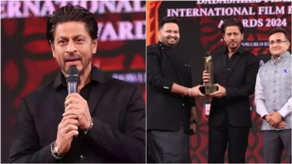 Shahrukh Khan received the Phalke Award for Best Actor for Atlee-directed film 'Jawaan'.jpg