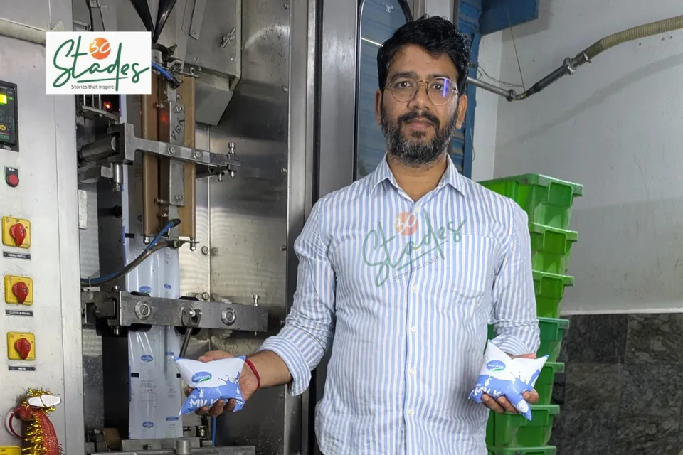 Surendra Nath quit his job to set up Vaisali Dairy in 2017