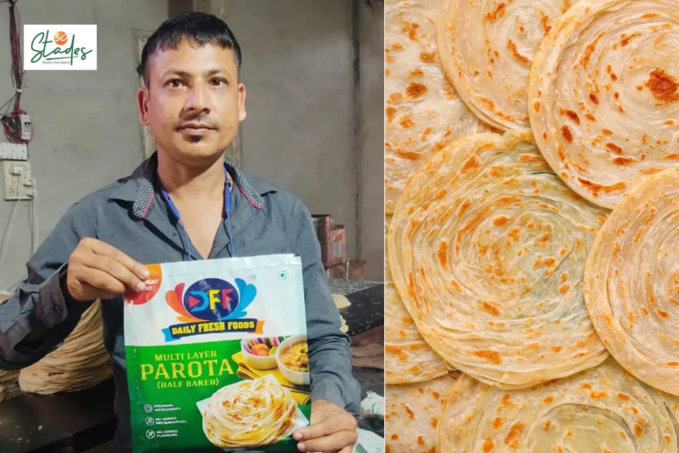 Diganta Das, food entrepreneur, Assam parotta manufacturing