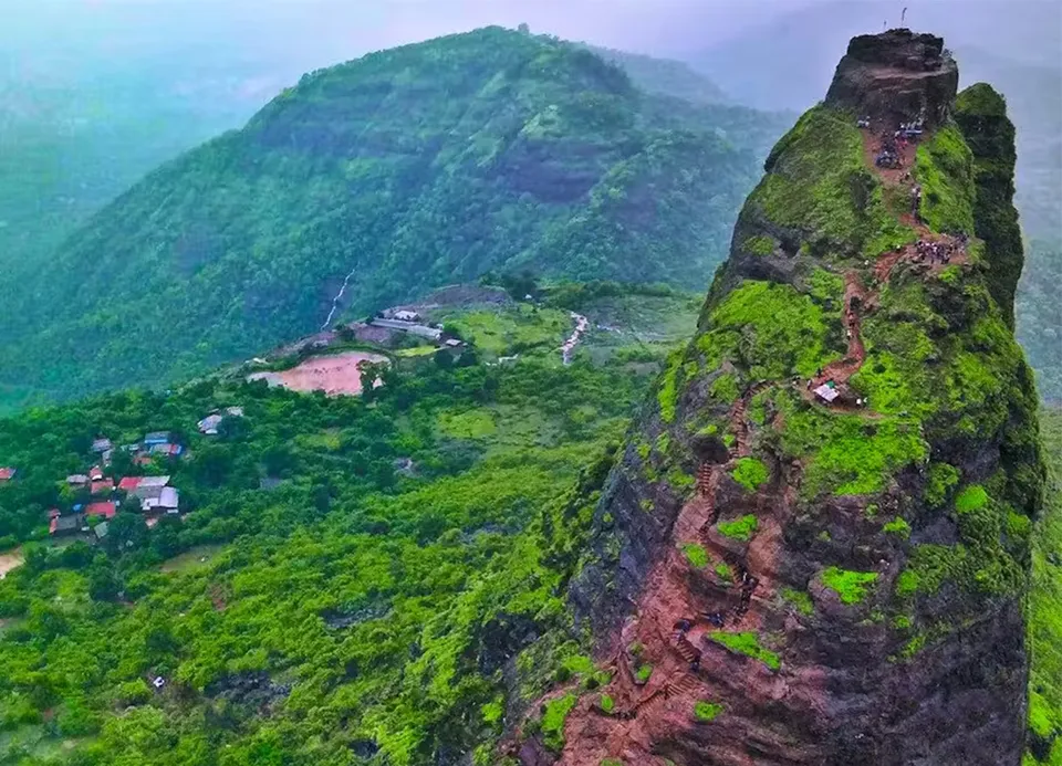 Kalavantin Durg’s 80-degree rock-cut stairs to heaven and back