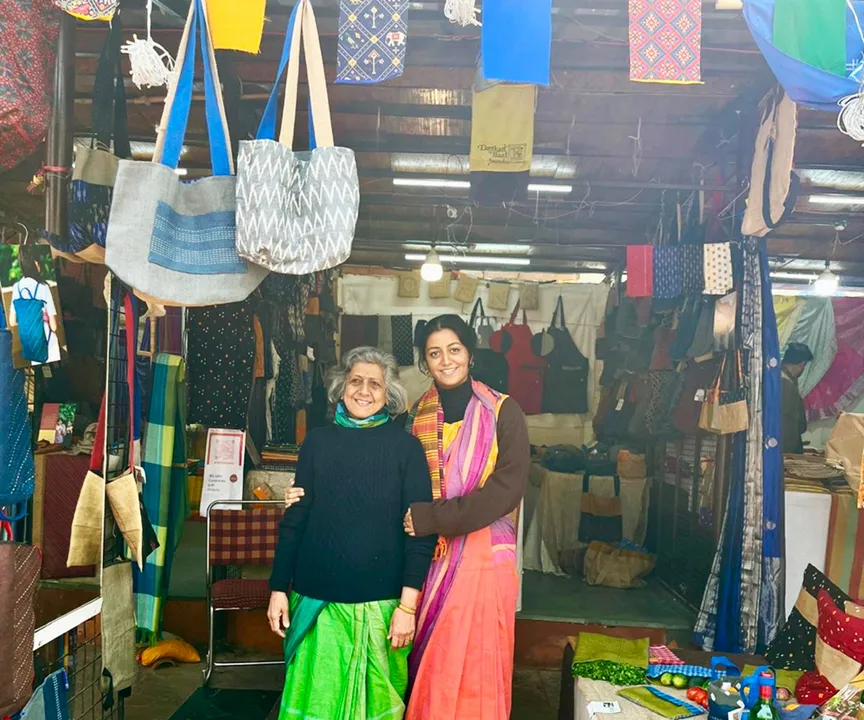 Jhumkee Iyengar and her daughter Mitul, who is currently involved with the venture. Pic: Ohrna