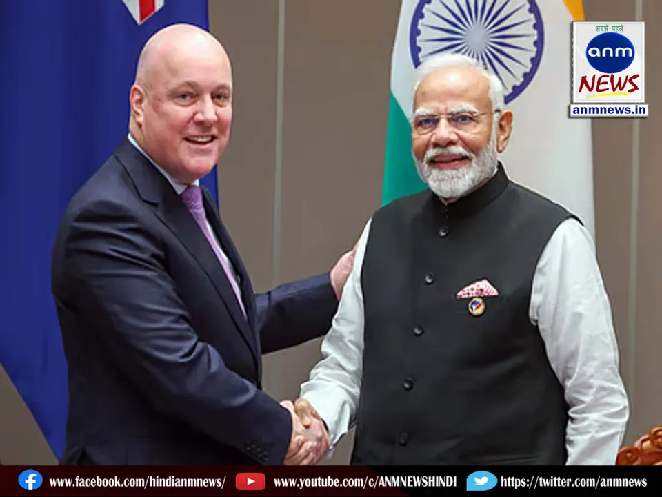New Zealand Prime Minister arrives in India