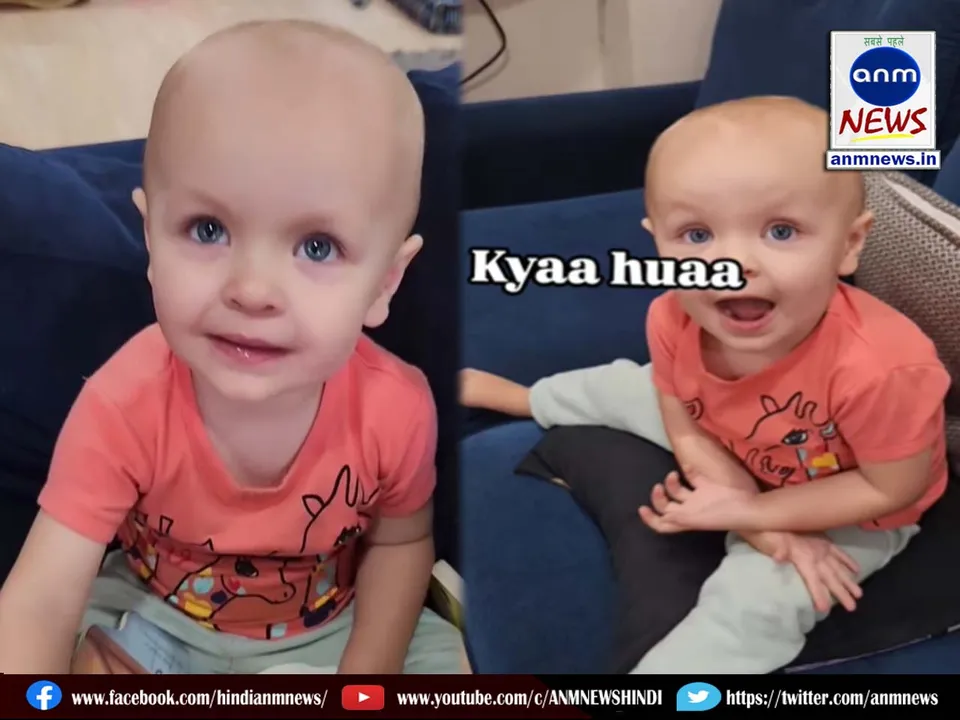 You will be stunned to see the Hindi of an American child
