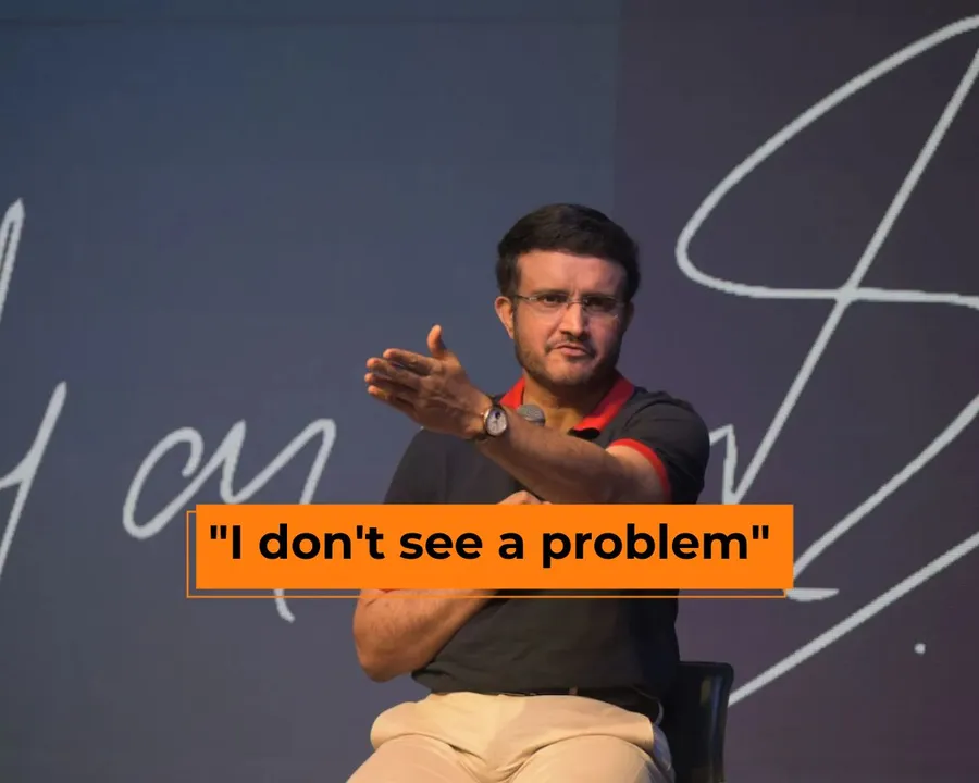 Sourav Ganguly at an event