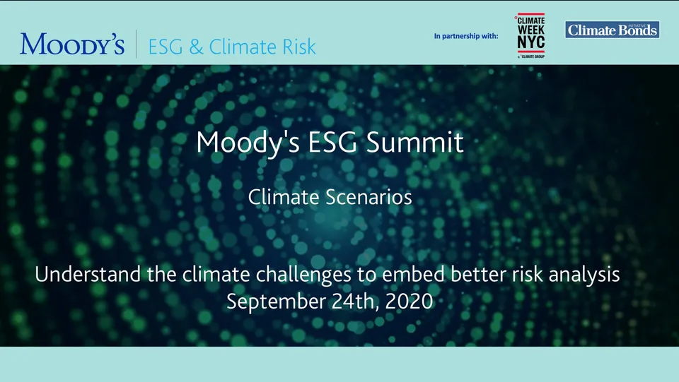 Moody’s Launches Comprehensive ESG Solutions Group