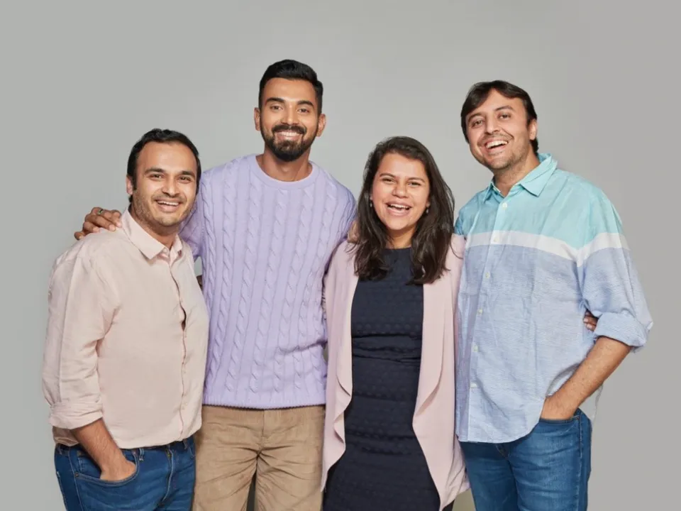 kl rahul with hyugalife founders