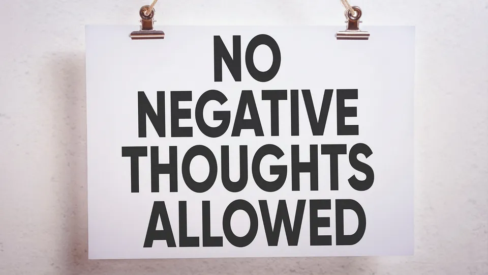 no negative thoughts