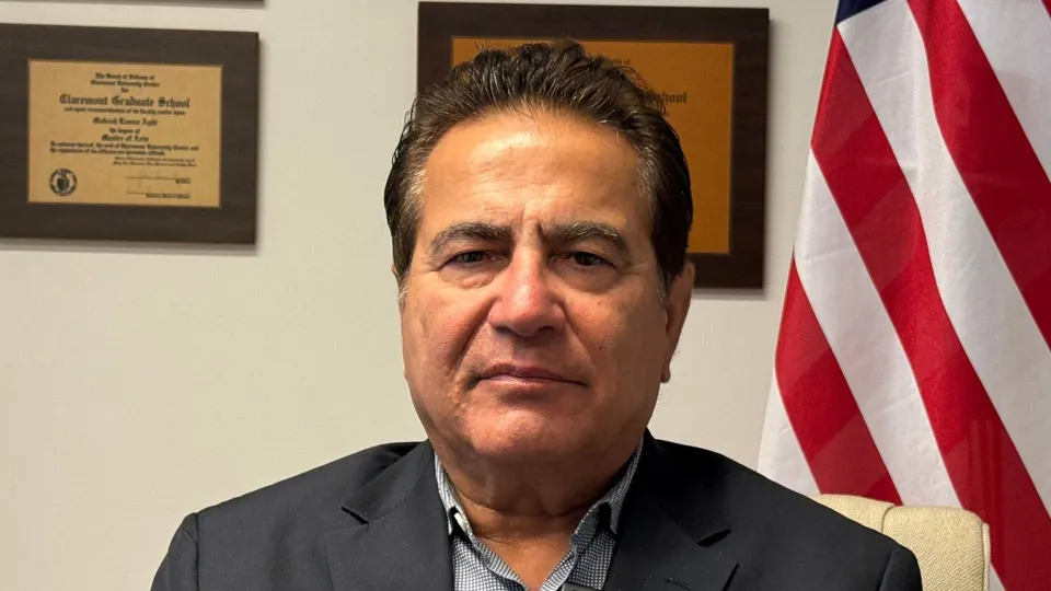 President of the US-India Strategic and Partnership Forum (USISPF) Mukesh Aghi during an interview with PTI, in Washington, USA.
