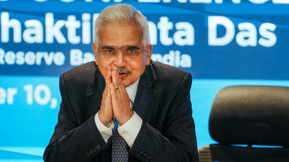 Reserve Bank Of India (RBI) Governor Shaktikanta Das addresses a press conference at the headquarters, in Mumbai, Tuesday, Dec. 10, 2024.