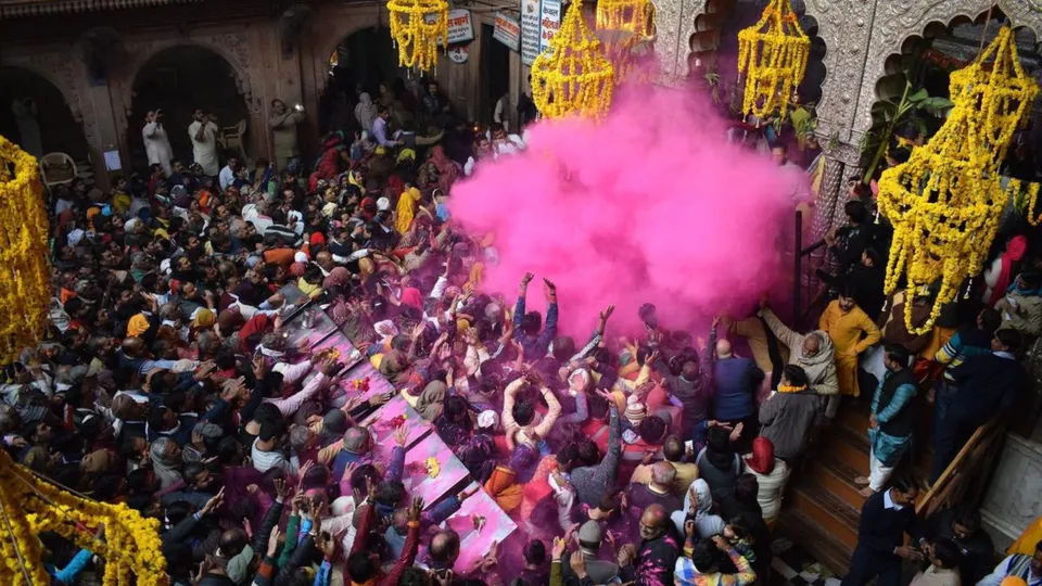 Vrindavan's Banke Bihari temple