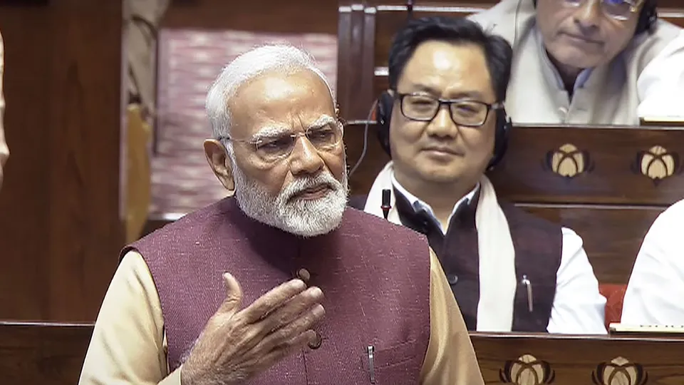 Narendra Modi Rajya Sabha Budget Session