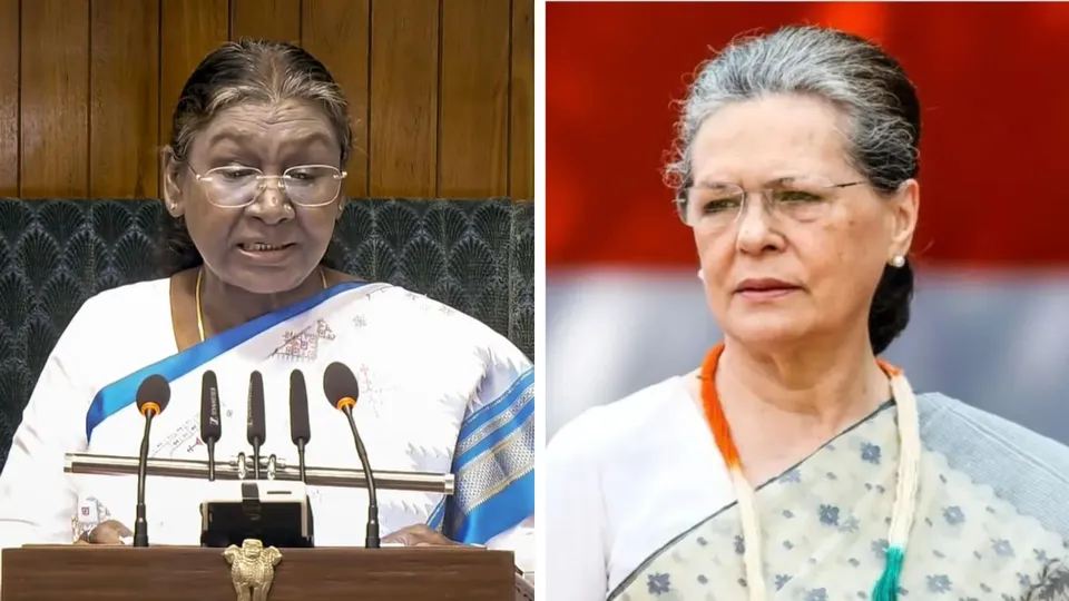 Sonia Gandhi Droupadi Murmu