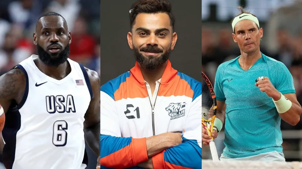 LeBron James Virat Kohli Rafael Nadal UIM E1 World Championship