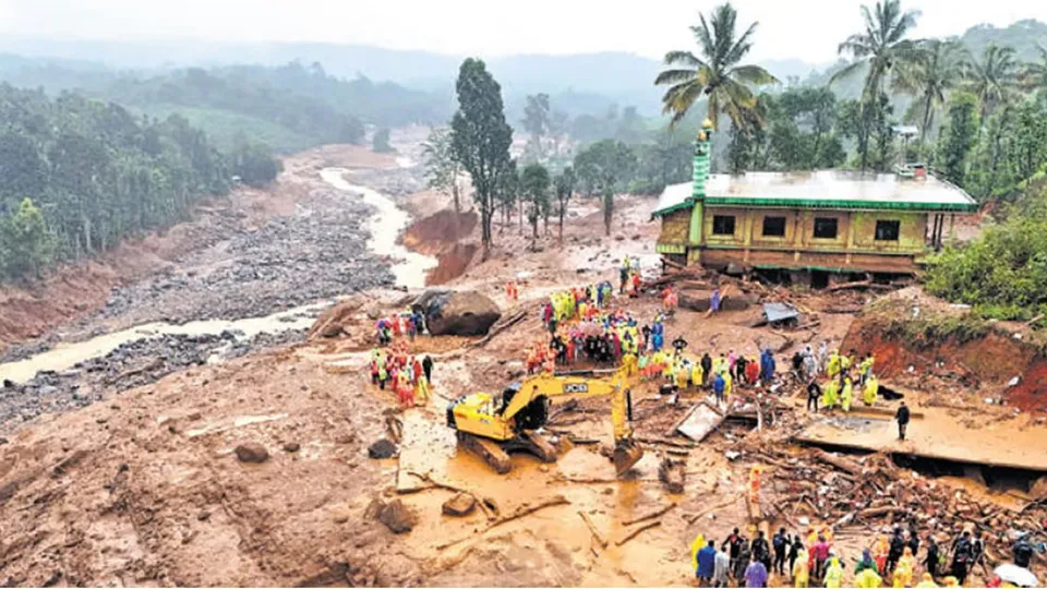 Chooramalda landslide image