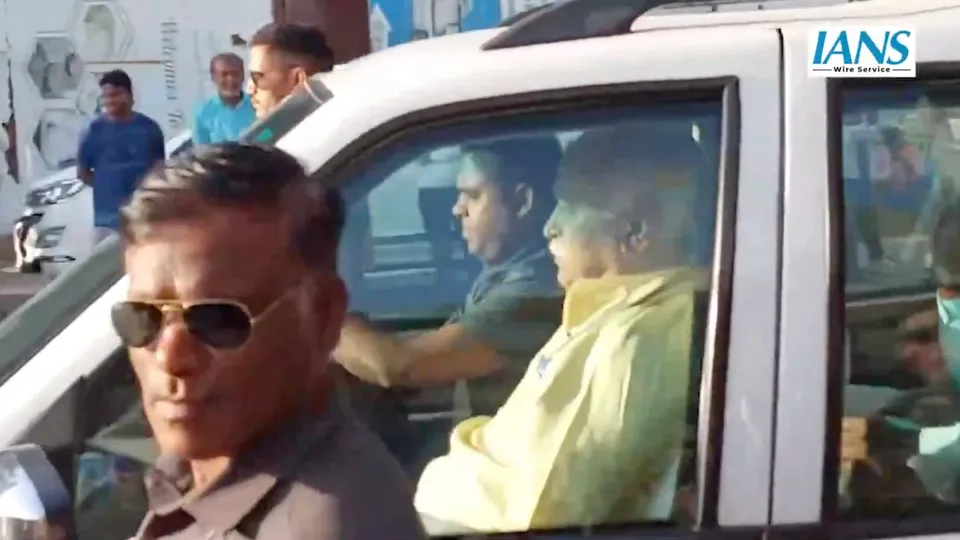 Mohan Bhagwat arrives in Patna on Wednesday, March 5, 2025.