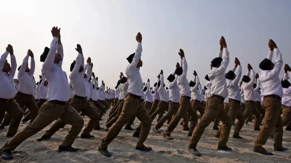 Stones hurled at RSS training camp