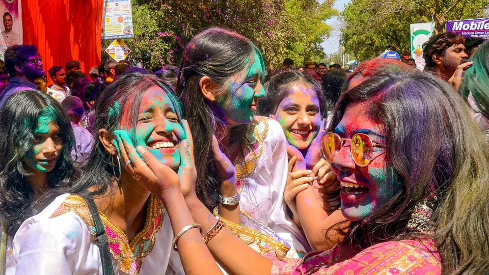Jharkhand Holi image Ranchi Holi celebrations
