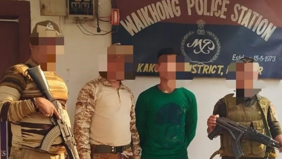 Manipur Police Militant Arrest Kakching