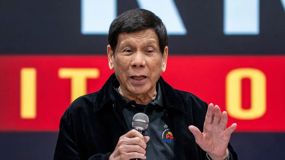 Philippines’ former president Rodrigo Duterte