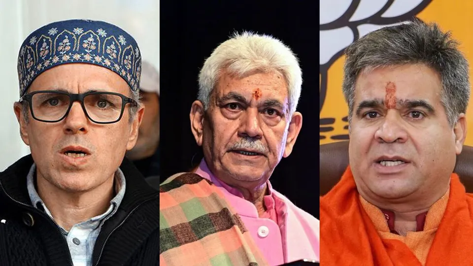 Omar Abdullah Manoj Sinha Ravinder Raina