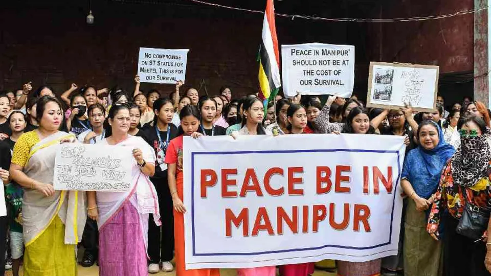 Manipur: Kuki-Zo people demonstrate seeking separate administration
